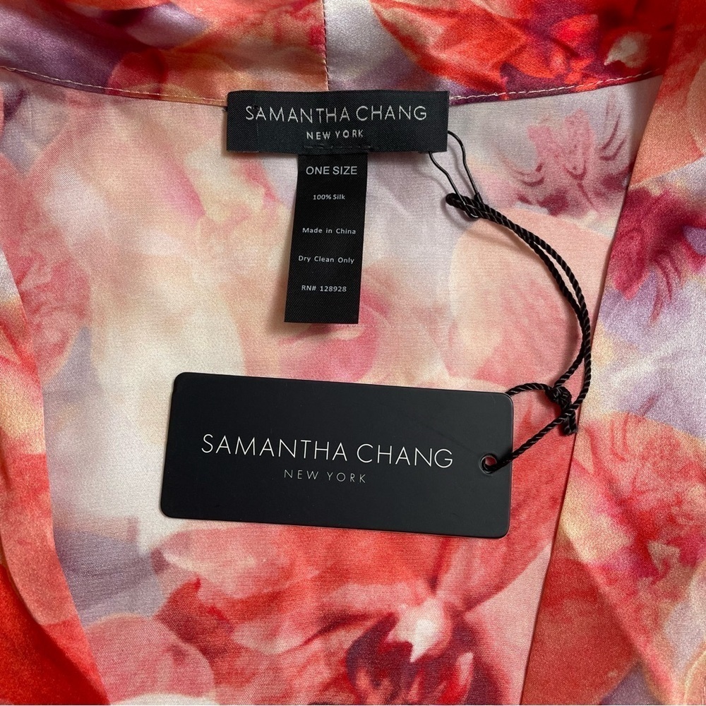NWT SAMANTHA CHANG silk kimono - Picture 5 of 12